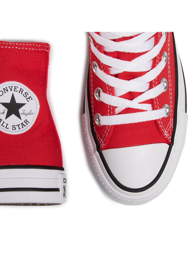 Sneakers aus Stoff Converse Ctas Hi 167069C Rot eschuhe