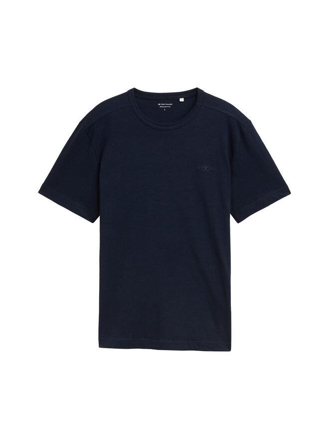 Tom Tailor Tom Tailor Marškinėliai 1045627 Tamsiai mėlyna Regular Fit
