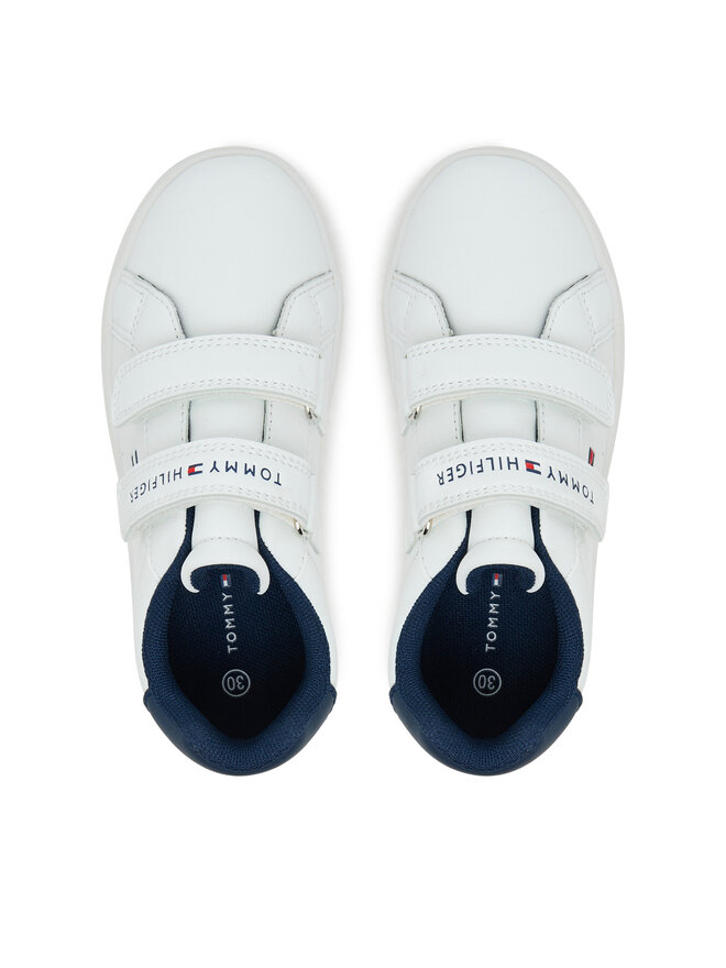 Tommy Hilfiger Сникърси Tommy Hilfiger Low Cut Velcro Sneaker T1X9-34062-1355 S Бял