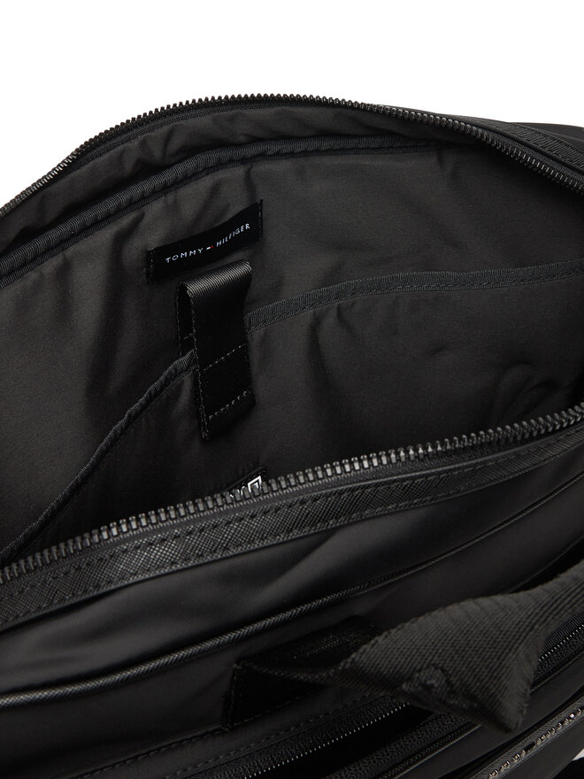 Tommy Hilfiger Laptoptasche Tommy Hilfiger Th Repreve Computer Bag AM0AM13466 Schwarz