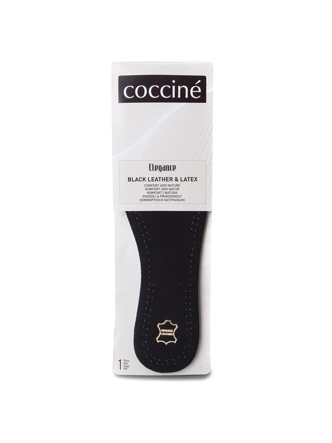 Coccine Einlagen Coccine Black Leather & Latex 665/52/02/ABF r.43/44 Schwarz