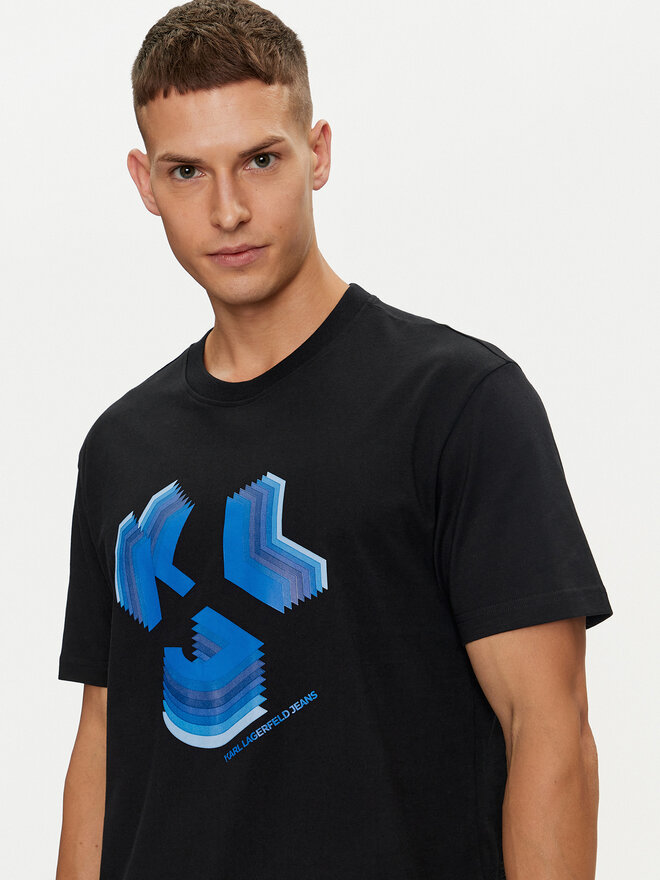 Karl Lagerfeld Jeans Karl Lagerfeld Jeans T-Shirt 241D1708 Weiß Regular Fit