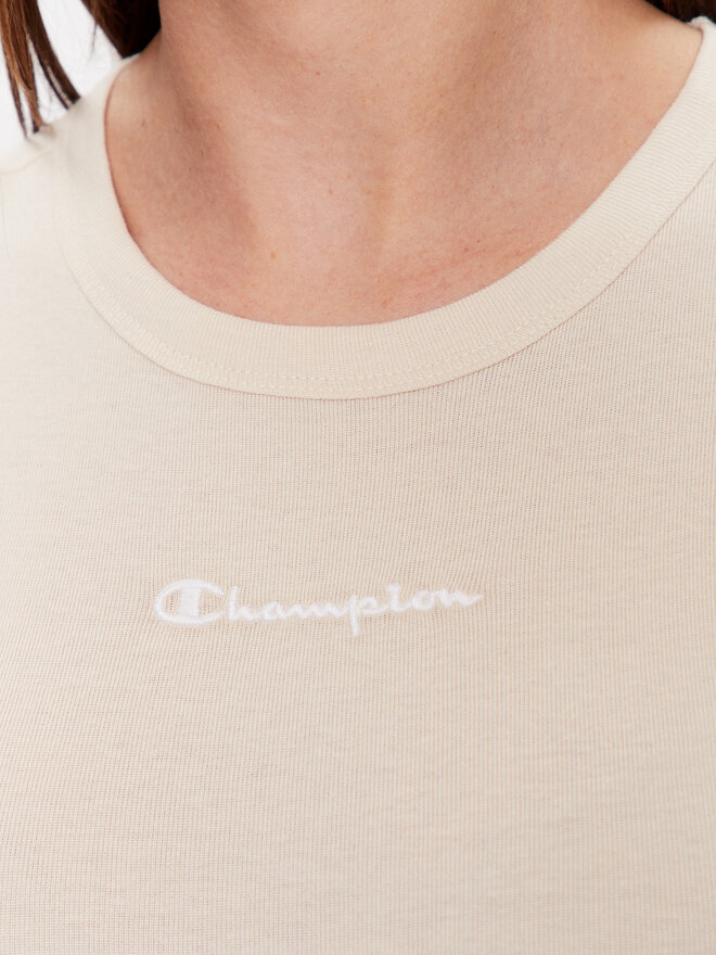 Champion Champion Marškinėliai 116345 Smėlio Regular Fit