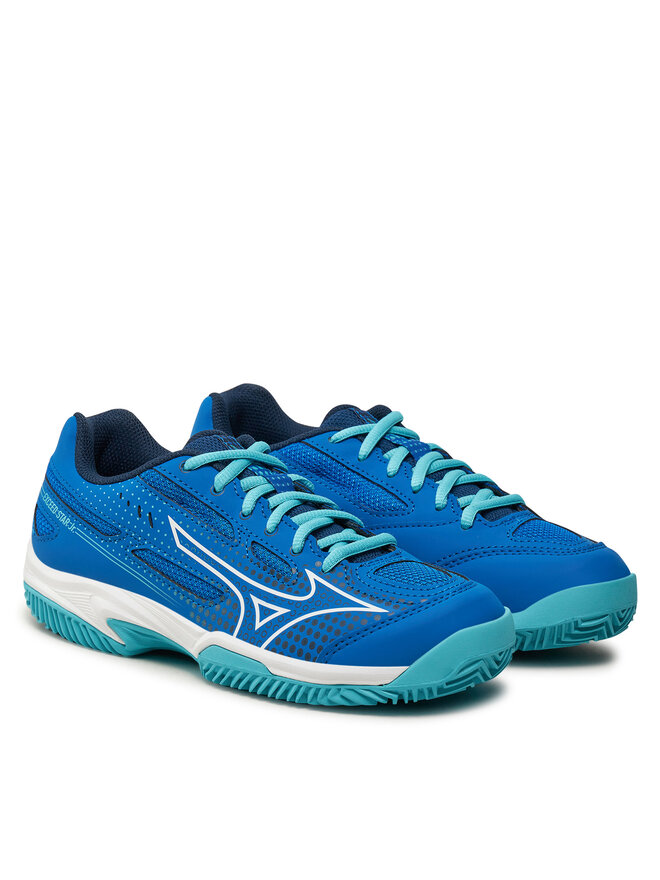 Mizuno Čevlji za tenis Mizuno Exceed Star Jr. Cc 61GC2255 Modra