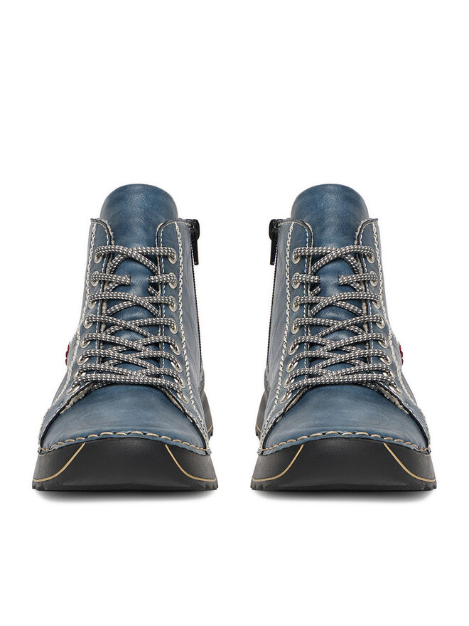 Rieker Schnürschuhe Rieker 71510-14 Blau