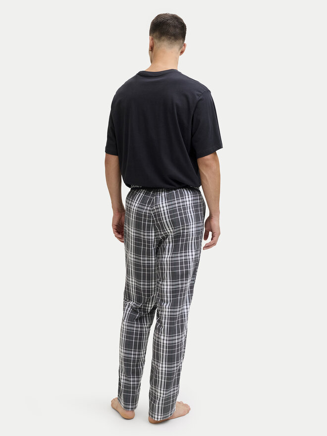 Jack & Jones Jack & Jones Pižama Luca 12266993 Črna Standard Fit