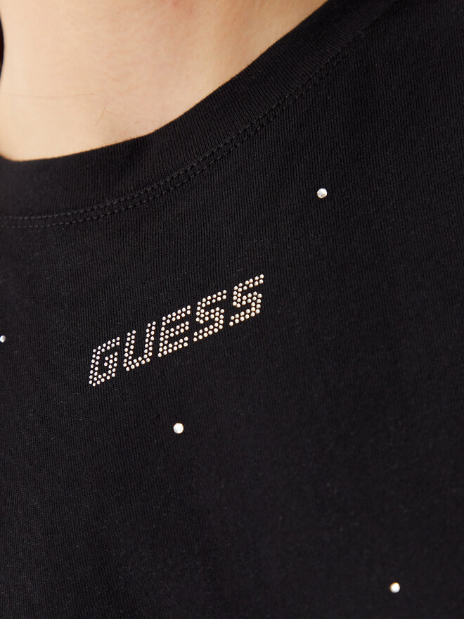 Guess Guess T-Shirt V5GI00 I3Z14 Μαύρο Regular Fit