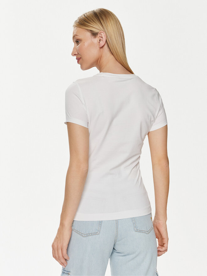 Guess Guess Marškinėliai W4GI30 J1314 Balta Slim Fit