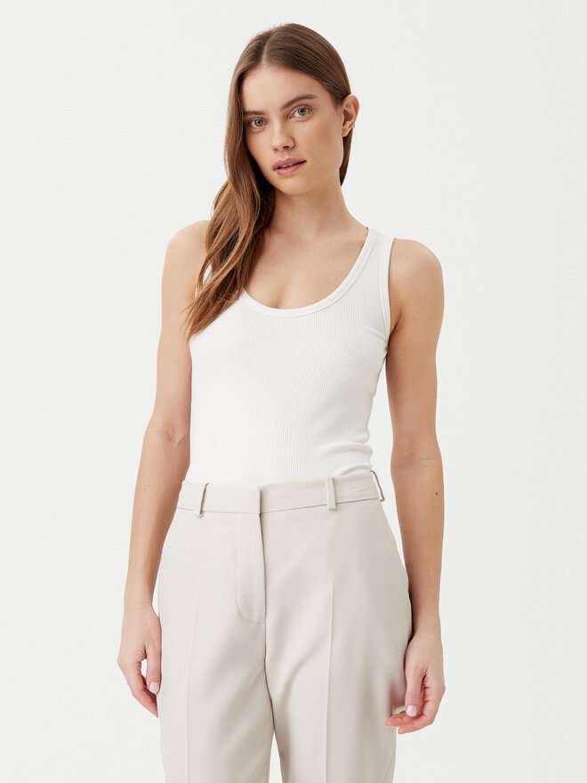 Calvin Klein Calvin Klein Top K20K208246 Weiß Slim Fit