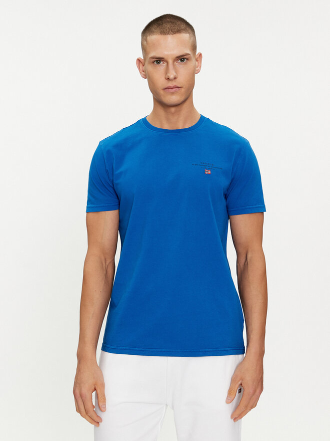 Napapijri Napapijri Camiseta Selbas NP0A4GBQ Azul Regular Fit