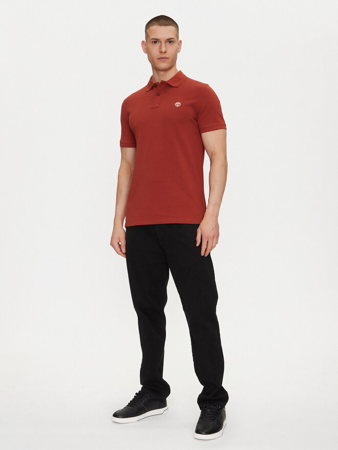 Timberland Timberland Poloshirt TB0A6VDP Rot Regular Fit