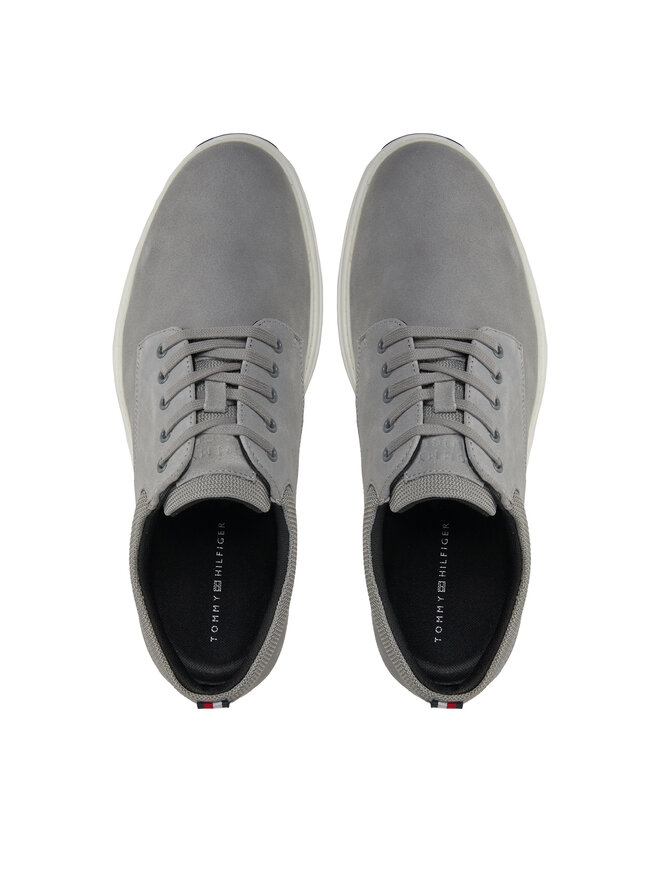 Tommy Hilfiger Sneakers Tommy Hilfiger Casual Hilfiger Hybrid Suede FM0FM04996 Argento