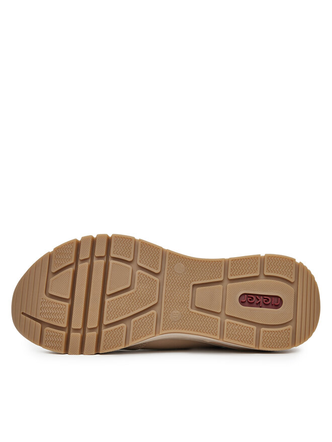 Rieker Sneakersy Rieker M6607-60 Béžová