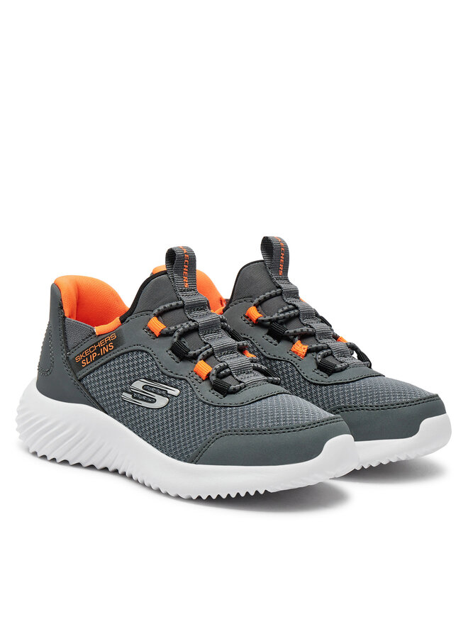 Skechers Sneakersy Skechers Bounder-Brisk-Burst 403822L/CCOR Šedá