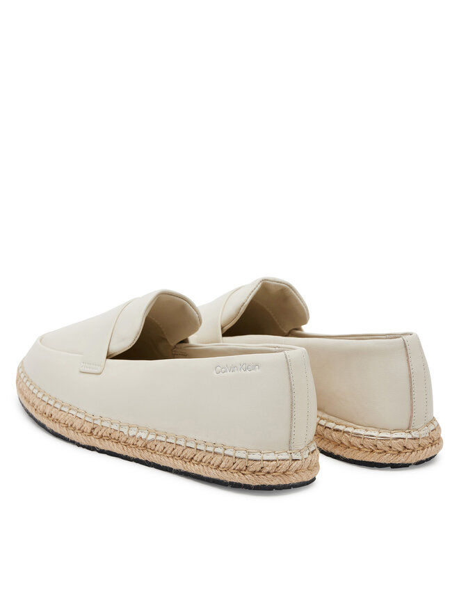 Calvin Klein Espadryle Calvin Klein Espadrille W/Ck Hw - Lth HW0HW02390 Écru