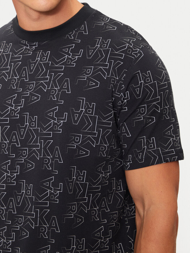 KARL LAGERFELD KARL LAGERFELD Camiseta 755039 544224 Negro Regular Fit