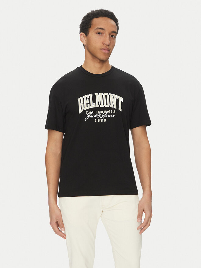 Jack&Jones Jack&Jones T-shirt Detroit 12268441 Crna Relaxed Fit