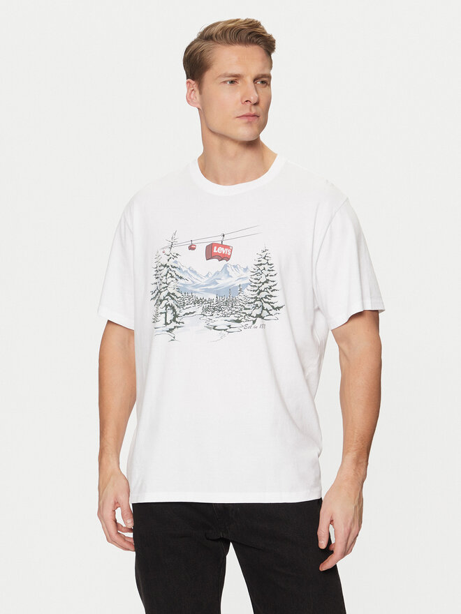 Levi's® Levi's® Marškinėliai Graphic 16143-1515 Balta Relaxed Fit