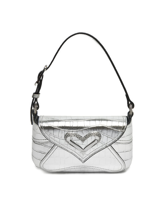 PINKO Soma PINKO 520 Shoulder Baby Fl AI 24-25 PLTT 103764 A1W5 Sudraba
