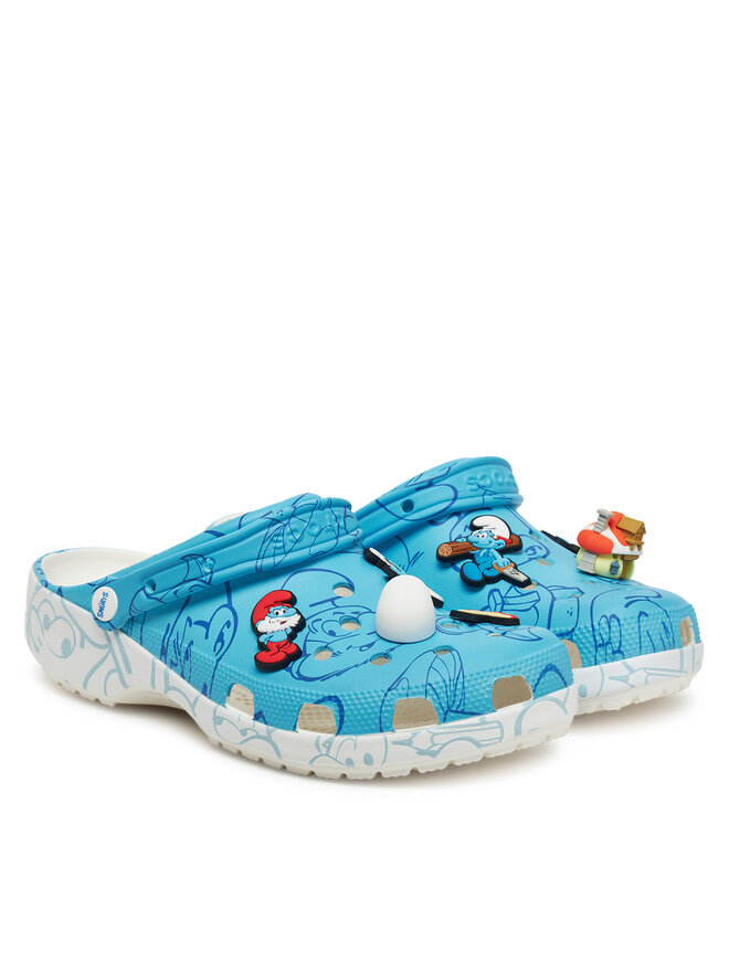 Crocs Klapki Crocs Smurfs Classic Clog 210820 Kolorowy