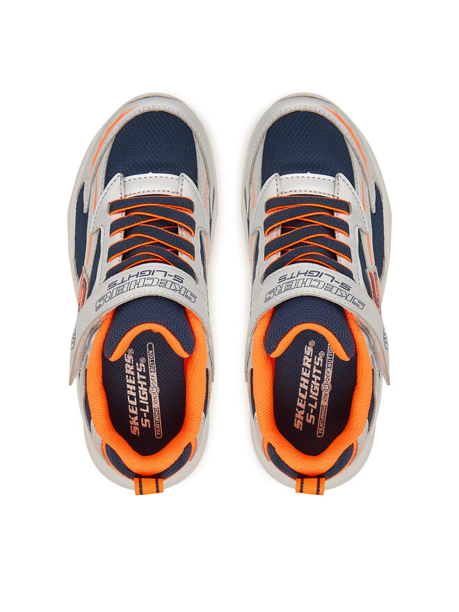 Skechers Снікерcи Skechers Meteor-Lights - Glow-Strider 401497L/SLOR Срібний