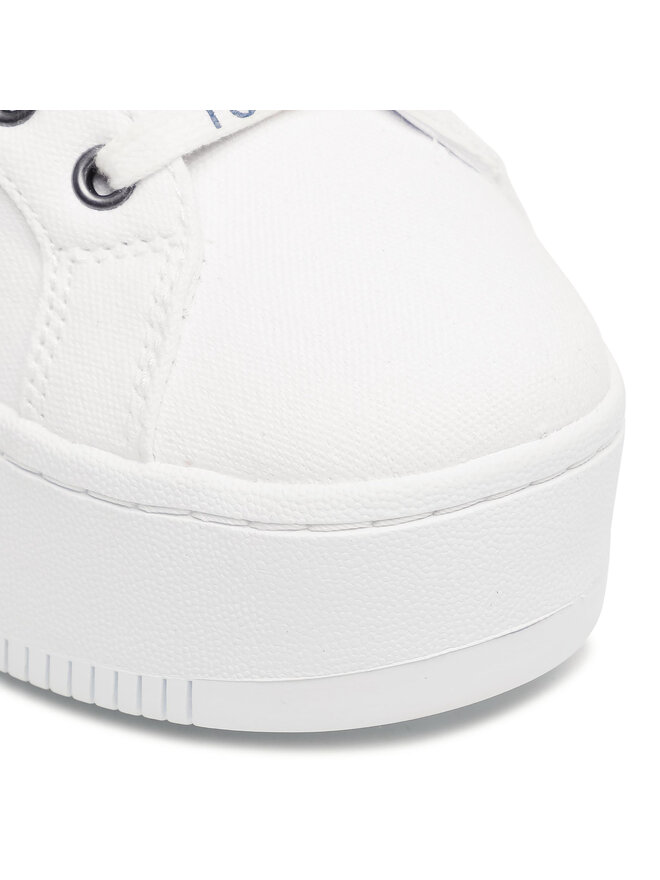 Tommy Jeans Sportcipők Tommy Jeans Iconic Essential Flatform EN0EN01358 Fehér
