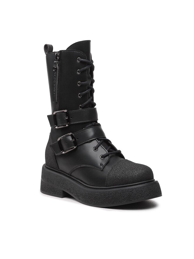 Altercore Botines planos Altercore Riley Vegan Negro