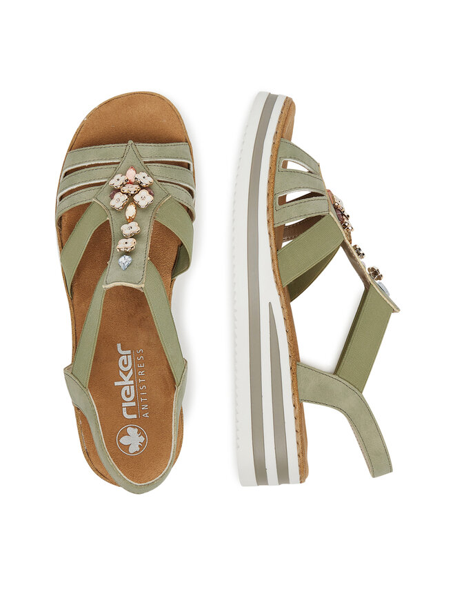 Rieker Sandalen Rieker V0245-52 Grün