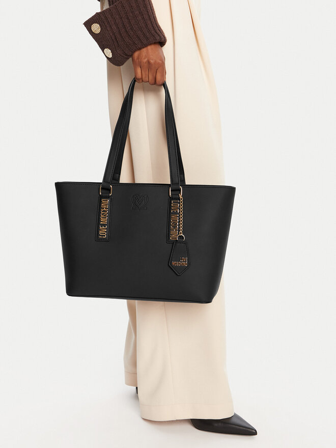 LOVE MOSCHINO Ročna torba LOVE MOSCHINO JC4292PP1NL1500A Črna