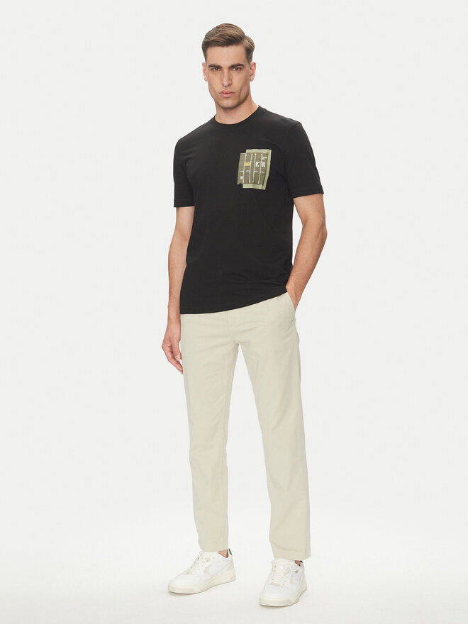 BOSS BOSS Camiseta Te_Container 50546920 Negro Regular Fit