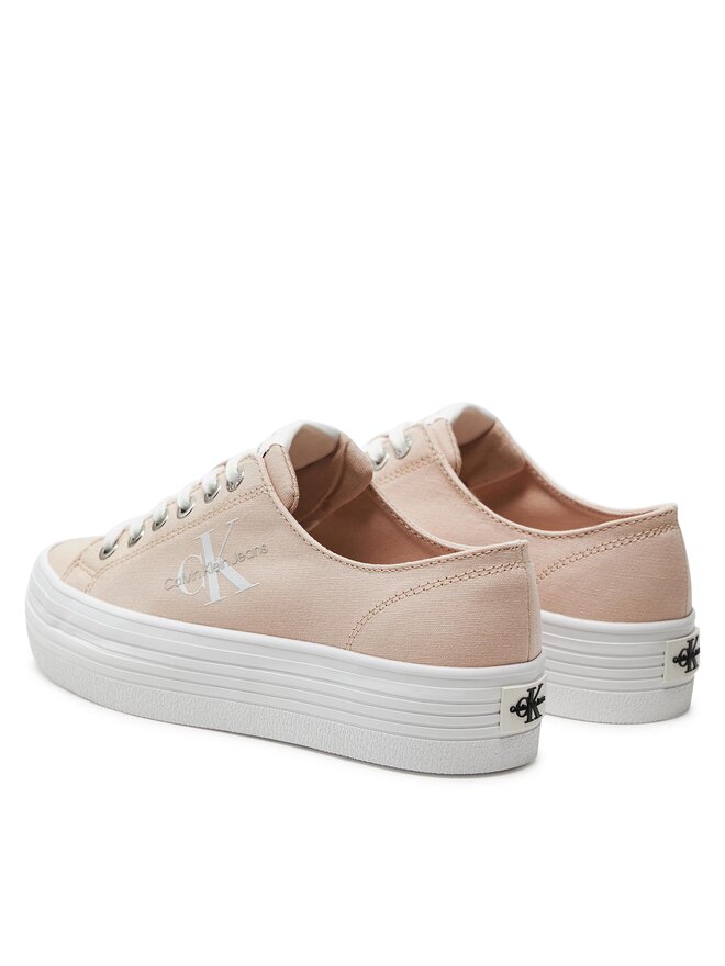 Calvin Klein Jeans Sneakers aus Stoff Calvin Klein Jeans Vulc Flatform Essential Mono YW0YW01030 Rosa