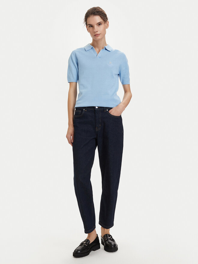 Beverly Hills Polo Club Beverly Hills Polo Club Поло P-SS26W-M550273 Світло-синій Regular Fit