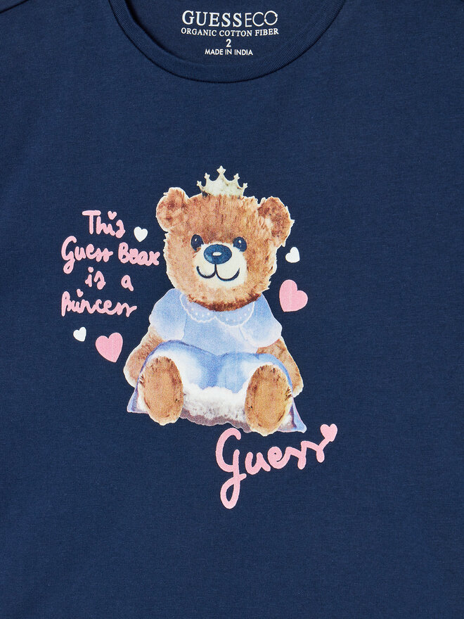 Guess Guess Camiseta K5RI12 K6YW4 Azul marino Regular Fit
