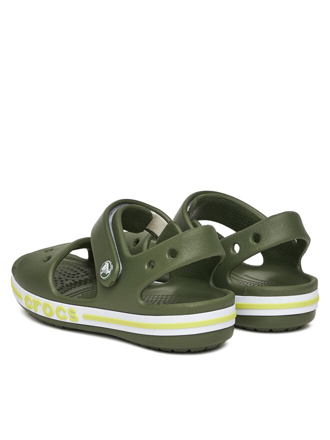 Crocs Sandały Crocs BAYABAND SANDAL K 211054-309 Zielony