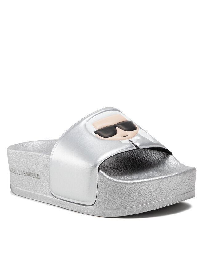 KARL LAGERFELD Şlapi KARL LAGERFELD KL80805 Argintiu