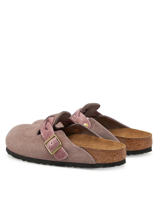 Birkenstock Παντόφλες Birkenstock Boston Braided 1029122 Ροζ