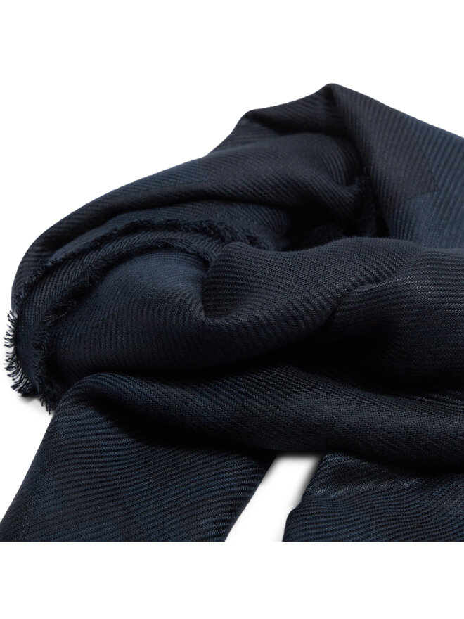 Tommy Hilfiger Šátek Tommy Hilfiger Essential Chic Large Square AW0AW15790 Tmavomodrá