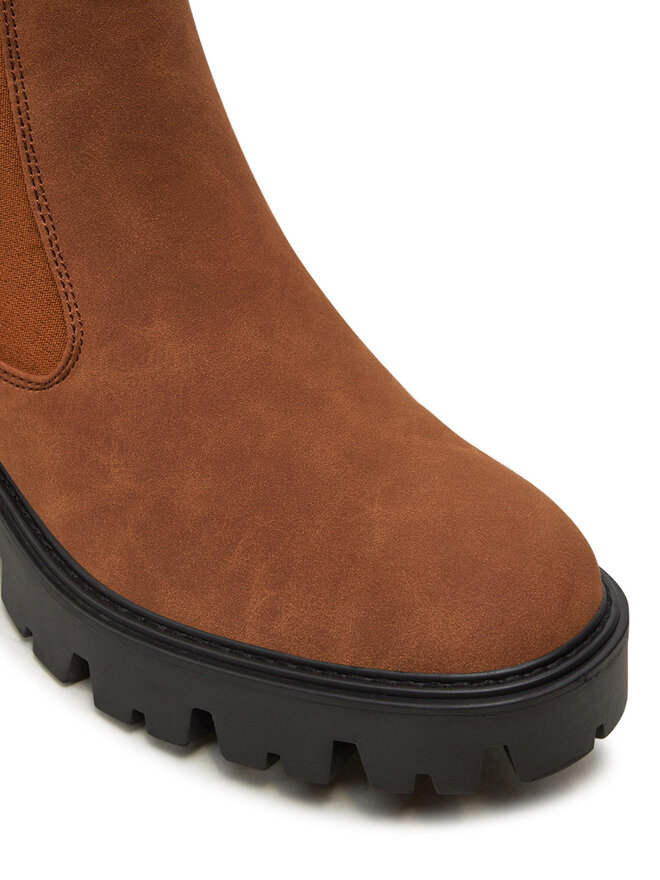 ONLY Shoes Jātnieku stila puszābaki ONLY Shoes Onlbetty 15274563 Brūns