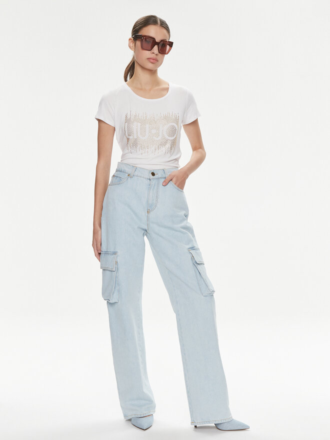 Liu Jo Liu Jo Футболка VA4154 JS360 Білий Regular Fit