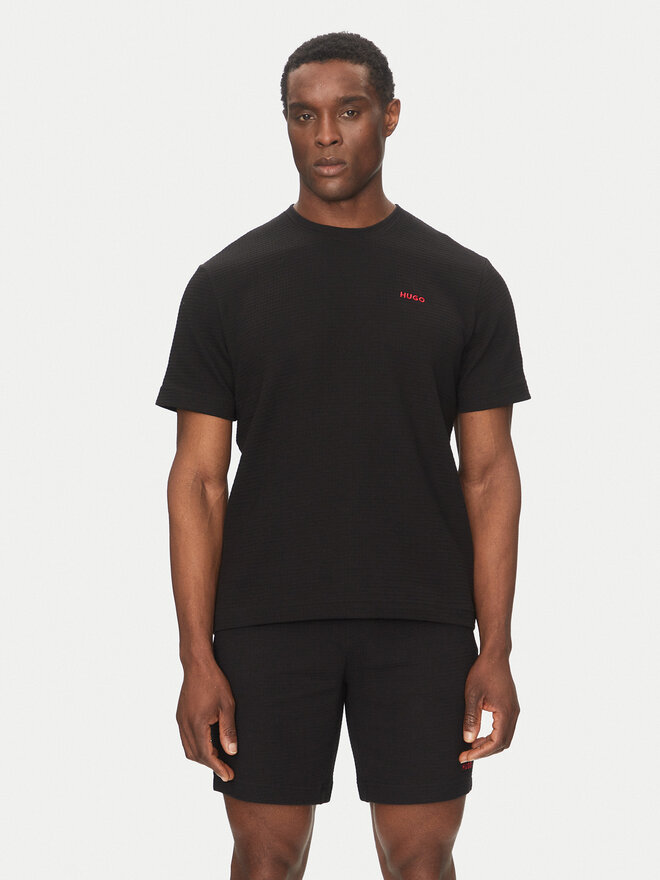 HUGO HUGO T-Shirt Austin 50532011 Μαύρο Regular Fit