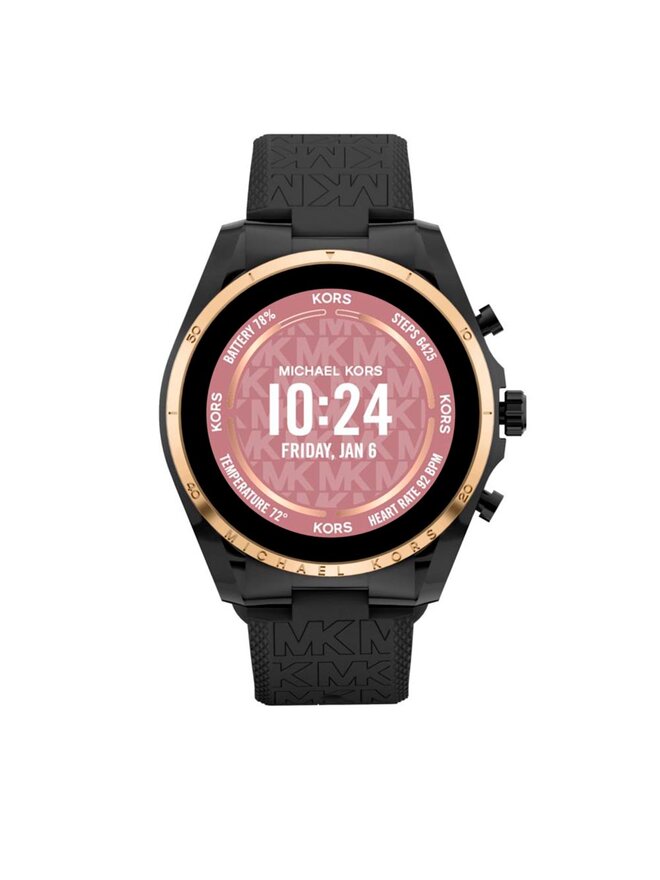 Black michael kors smartwatch outlet