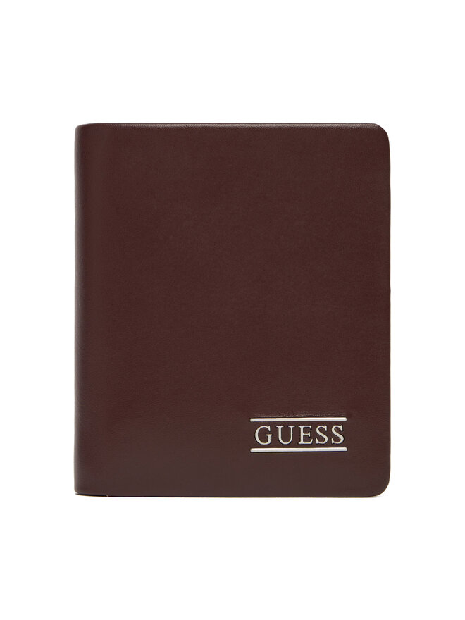 Guess Велике Чоловіче Портмоне Guess SMNEBR LEA22 Коричневий