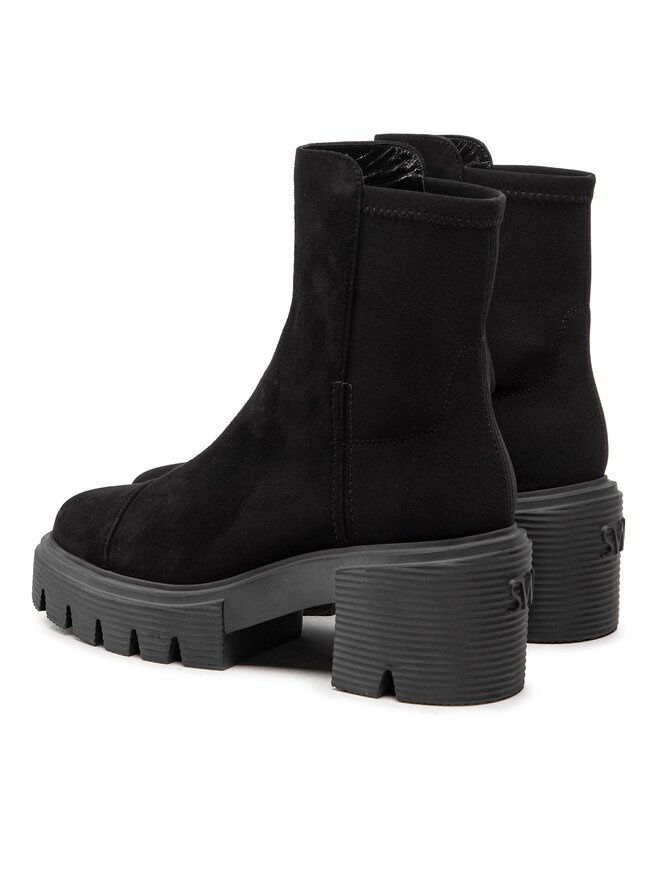 Stuart Weitzman Ботильйони Stuart Weitzman Soho Bootie SC723 Чорний