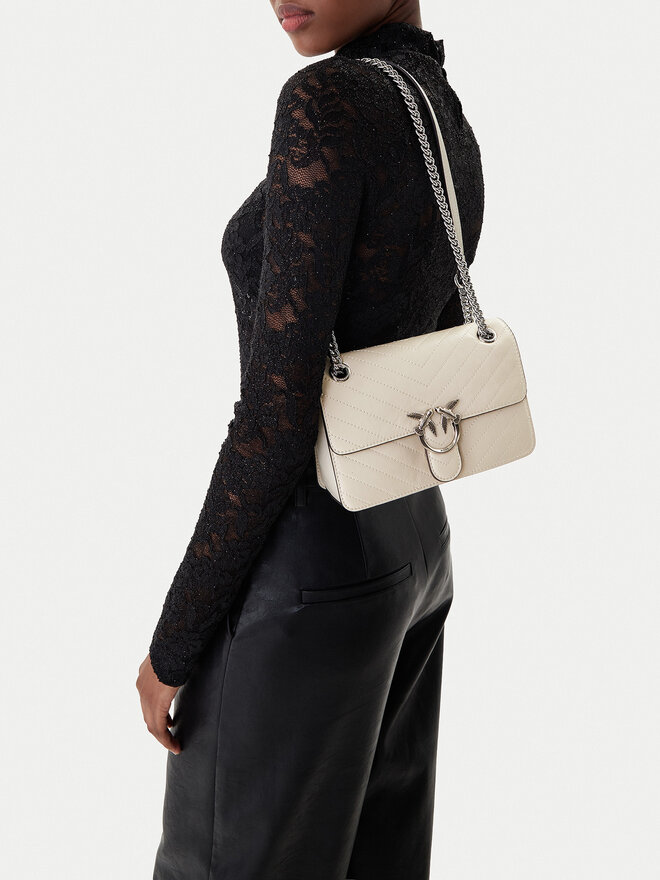 PINKO Сумка PINKO Love One Light Mini Al 25-26 PLTT 106173 A2JC Écru