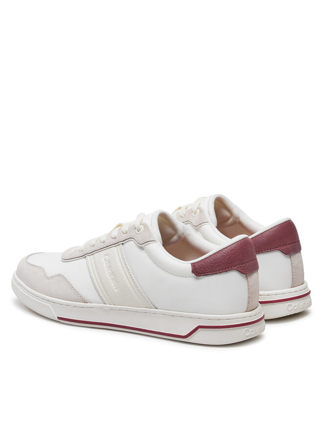 Calvin Klein Sneakers Calvin Klein Low Top Lace Up Mix HM0HM01548 Bianco