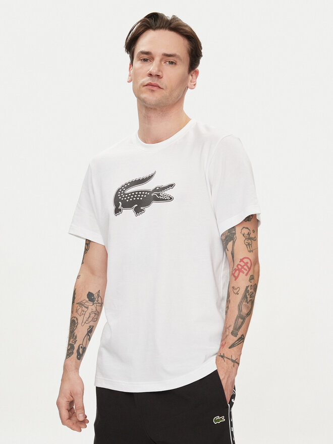 Lacoste Lacoste Marškinėliai TH2042 Balta Regular Fit