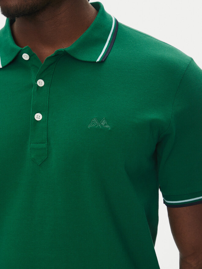 Lindbergh Lindbergh Poloshirt 30-404010 Grün Relaxed Fit