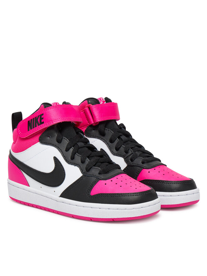 Nike Sneakersy Nike Court Borough Mid 2 Bg HV0933 100 Różowy