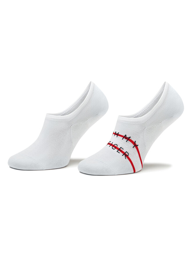 Tommy Hilfiger Set di 2 paia di pedulini da uomo Tommy Hilfiger 701222189 Bianco