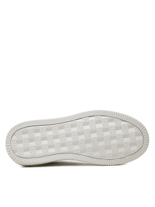 Calvin Klein Jeans Αθλητικά Calvin Klein Jeans Chunky Cupsole Laceup Lth Ml Mtl YW0YW01476 Λευκό